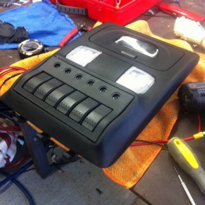 All wired, LED lights visible