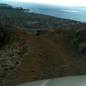 Steeper than it looks...dented the fuck out of my little stocky skids