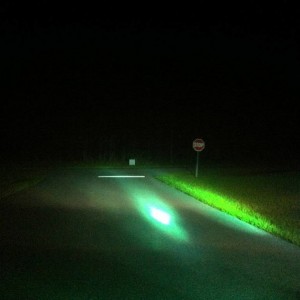 Outside headlights + driving lights
