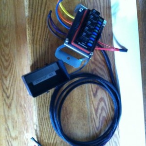 Wired wagon relay/fuse box