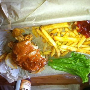 Twisted root burger