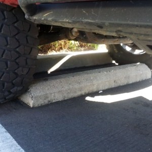 Lotta good that curb did.... lol