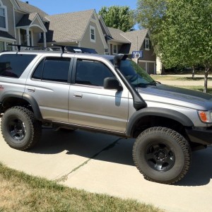 TRD stickers on a 4Runner.