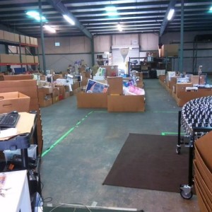 gonna be a long day in the warehouse. my lines empty and only one tester he