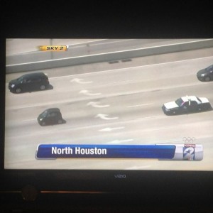 Only in Houston would a Smart Car be in a car chase...