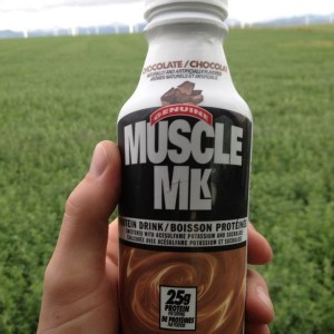 It's a muscle milk morning.