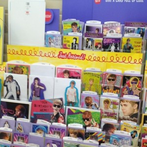 A whole Justin Bieber section in Walgreens. *insert don't want to live