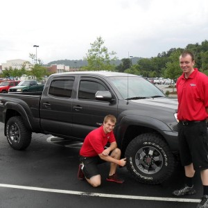 Guys at Discount Tire w Truck