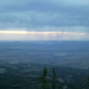 You can see the curvature of the earth from up here. I'm at 10k ft.