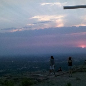 Table rock. Above bois