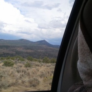 The peak is where the outhouse and Dad's cabin sits.