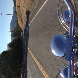Probably wasn't a smart idea to snap a pic while riding but it's 