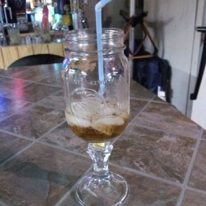 Redneck wine glass Sent from my crack pipe