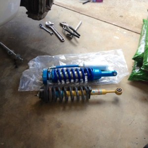 old and new coilovers