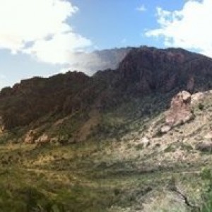 Panoramic of Big Bend natl park