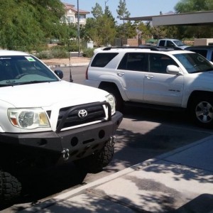 My truck, aunts Runner.