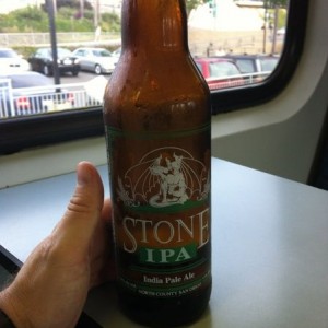 The train allows alcohol consumption. Gotta love it. 