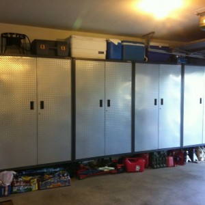 Installed new garage cabinets