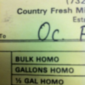 Milk delivery breakdown lol