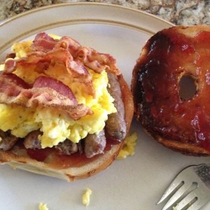 Breakfast of champions.