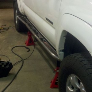 1 side tacked on.