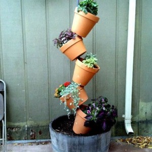 BAMF gardening :cool: I took 3/4" square stock and welded it to a base