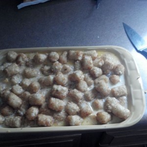 And ready for the oven