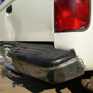 rear end damage