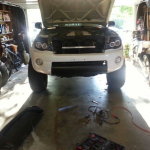 Finally making myself a light bar behind the grill