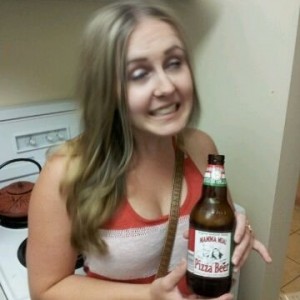 Pizza beer turned my gf "special" This message was sent from a Be