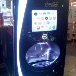 Wtf is this. All the flavors on a touch screen. Classic soda fountains are 
