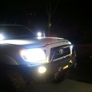 PIAA 510 w/DDM 35w 3000K Factory Heads with DDM 55w 6000K Bulldog-Lighting 