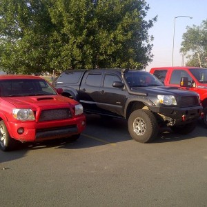 Two dirty trucks...