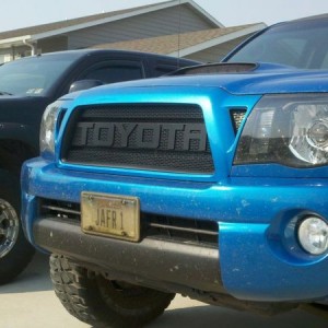 And my Raptor grille... it's on