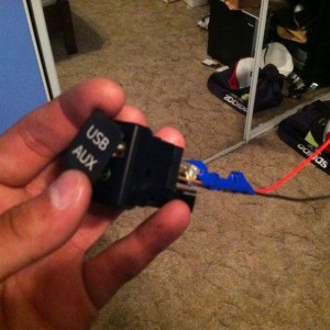 Not going out tonight...so working on a USB charger port for the truck :spy