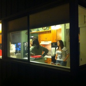 In their natural habitat.
