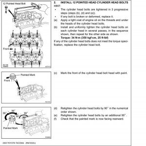 Cyl head torque