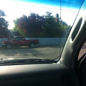 Windshield defect
