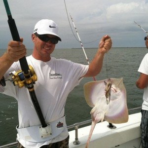 1st skate ever caught.