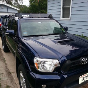 2012 access cab yakima Thule roof rack installed