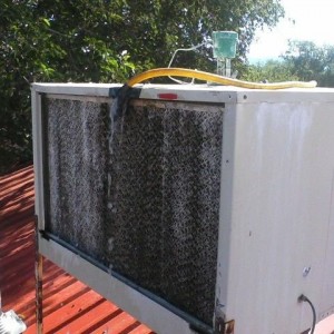 Sswamp cooler pump went out? no problem if you have a hose and some duct ta
