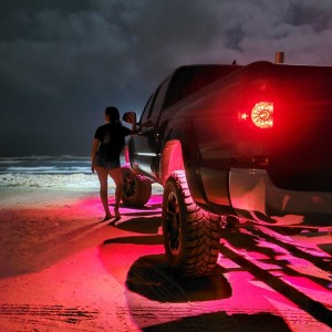 Late night drive to the coast