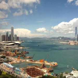 View from the hotel of the City where I was born