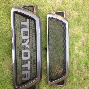 Before and After Raptor style Grille