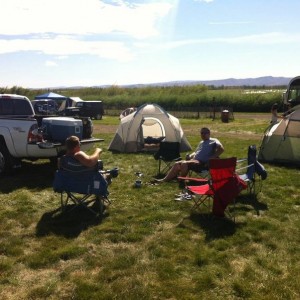 Camping at the gorge