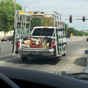 Totally safe right? Nothing tied down.