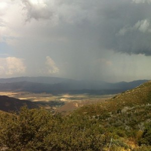 San Diego guys some rain east of banner grade.