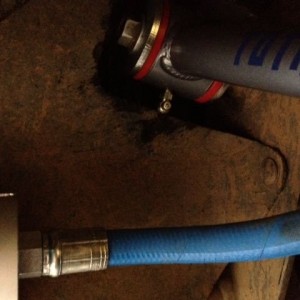 ]Trying to grease my zerk fittings on my TC UCA's. Grease spits out th