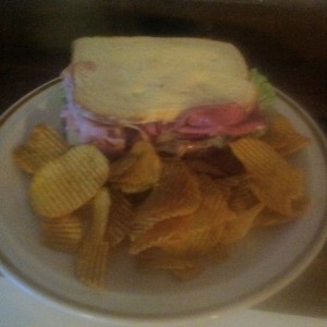 Im addicted to sandwiches Bread ranch pastrami ham swiss black pepper beef 