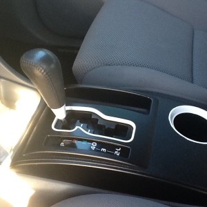 Center console painted